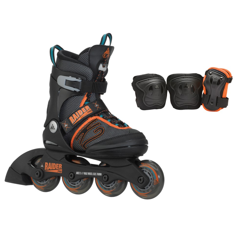 K2 Raider Pro Pack Adjustable Kids Inline Skates 2015