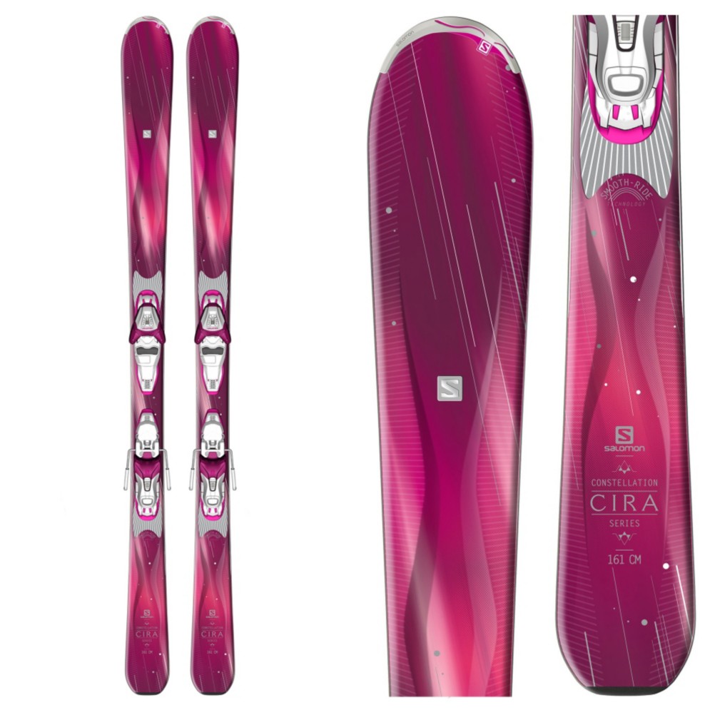 fange meteor Søgemaskine markedsføring Salomon Cira Womens Skis with Lithium 10 Bindings 2016