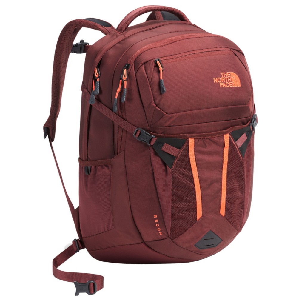 the north face backpack red