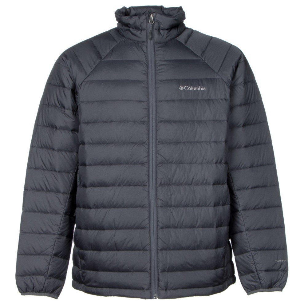 columbia men's platinum plus 860 turbodown hooded jacket