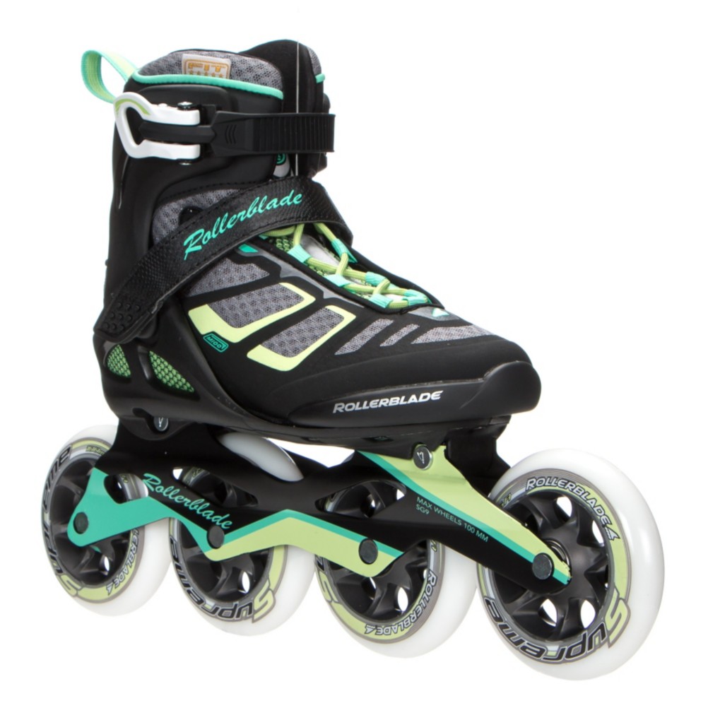Rollerblade MACROBLADE 100 W Inline Skate 2017 Black/Light Green