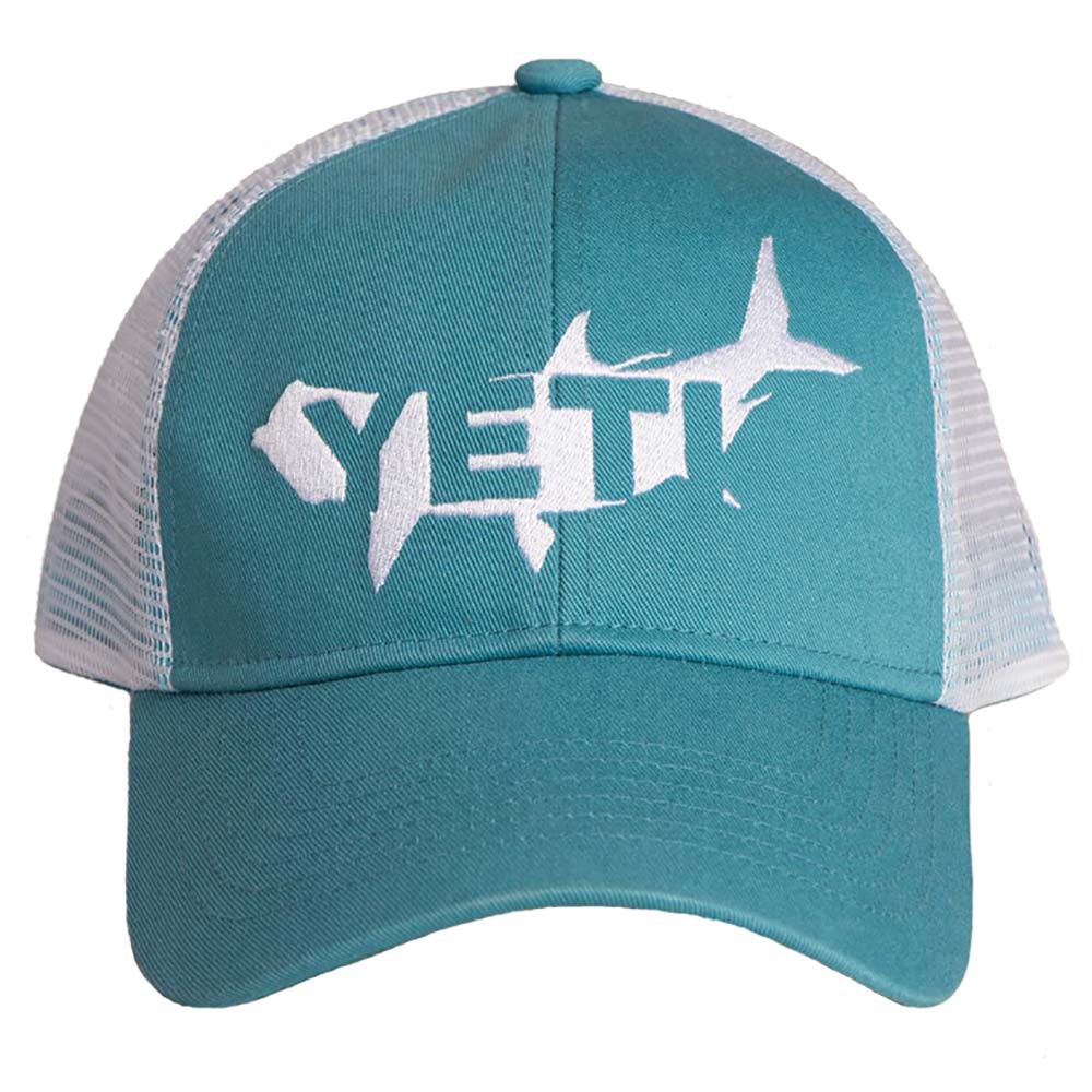 yeti sky blue trucker hat
