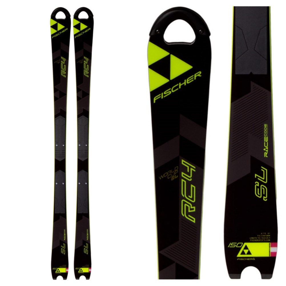 Fischer RC4 World Cup SL Junior Race Skis 2017