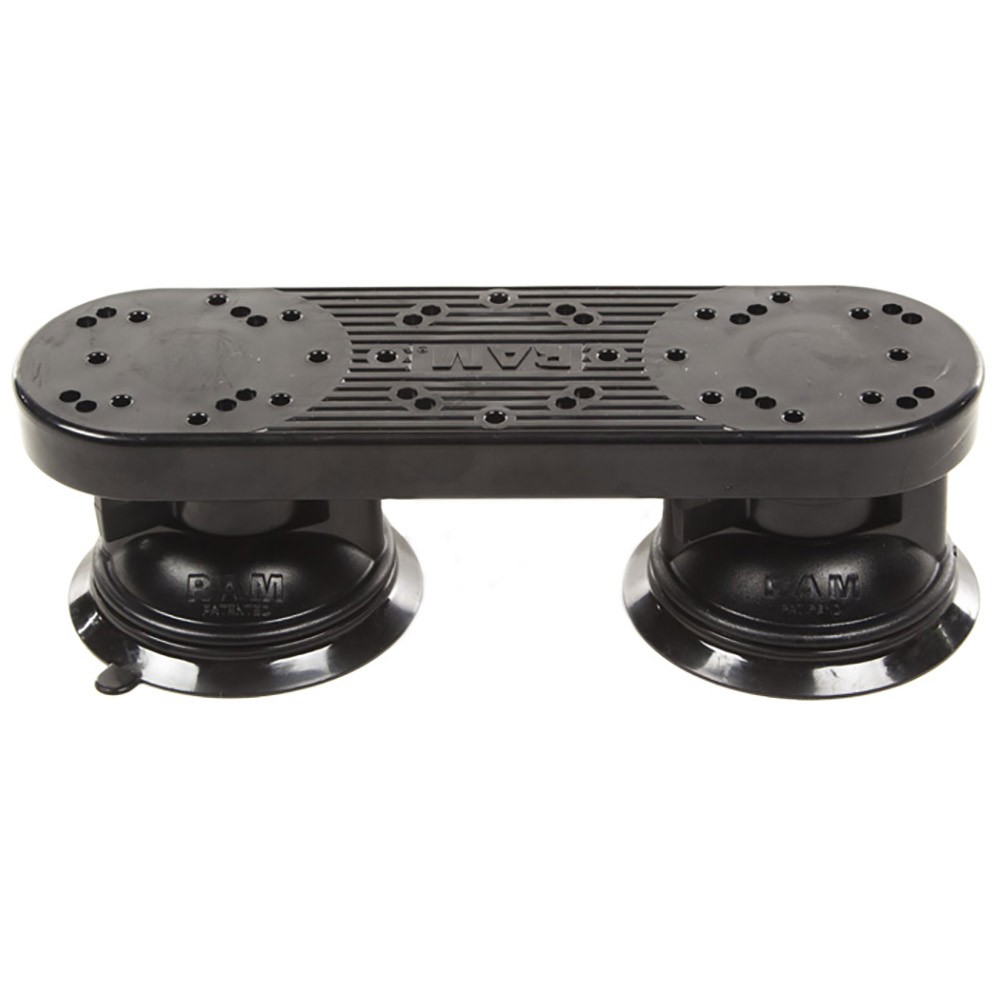 RAM Mounts Triple Base Adapter with Dual Suction Cups 2016