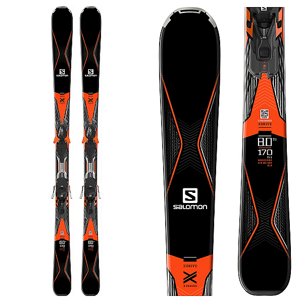 erotski trgovkinja dislokacija  Salomon X-Drive 8.0 Ti Skis with XT 12 Bindings 2017
