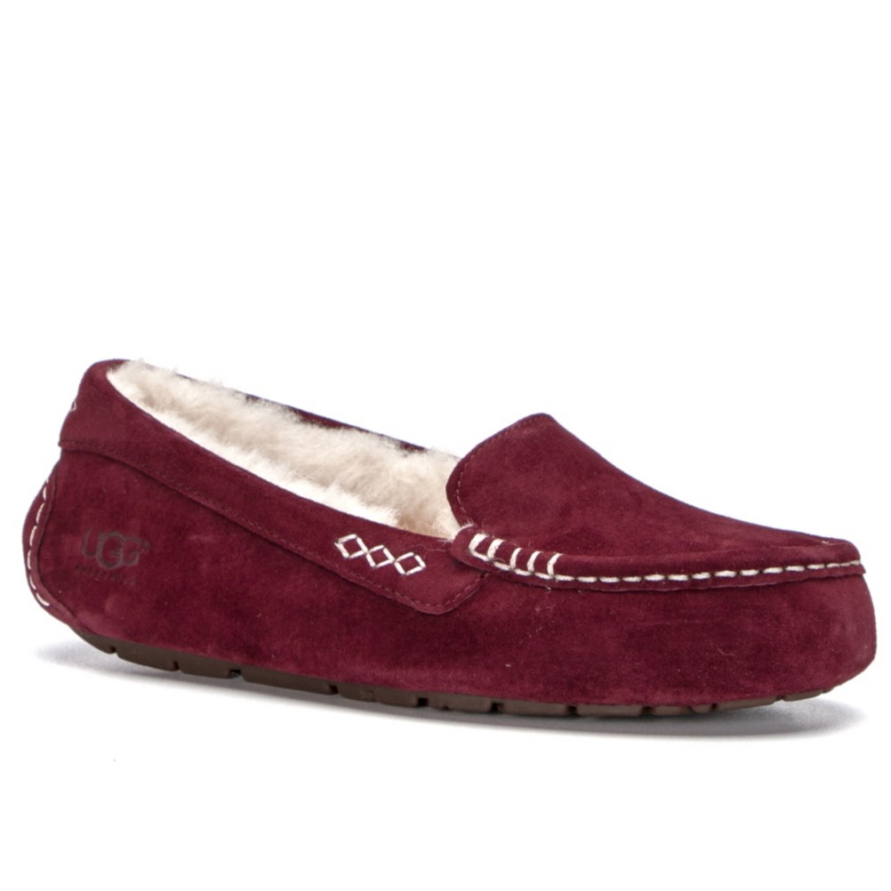 ugg ansley slippers red
