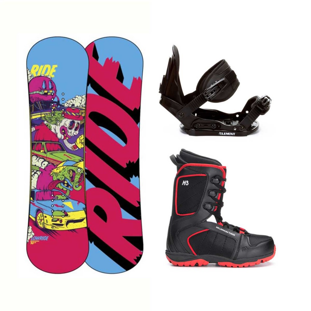 kids snowboard package