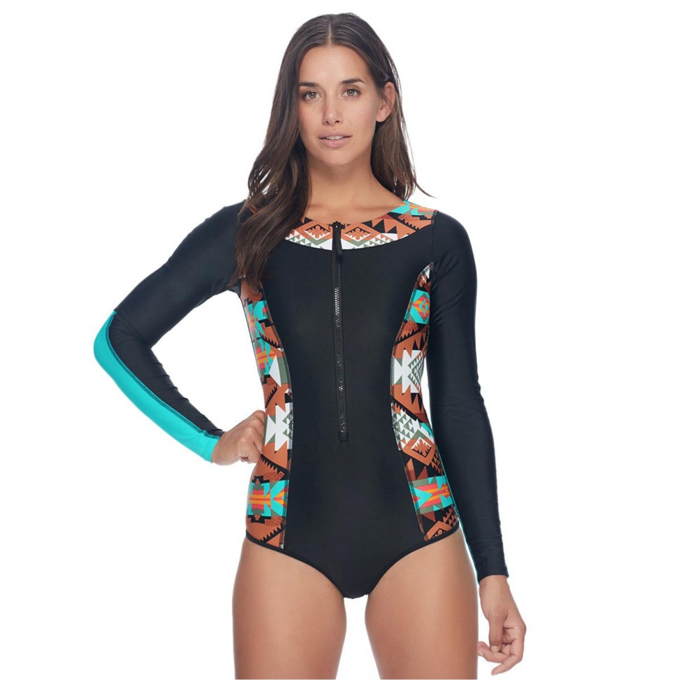 body glove zipper front swimsuit