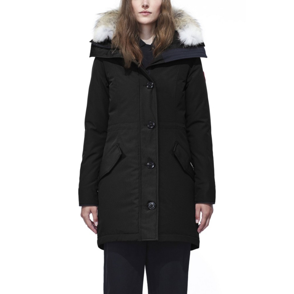 Canada Goose Rossclair Parka Womens Jacket, Black, 256