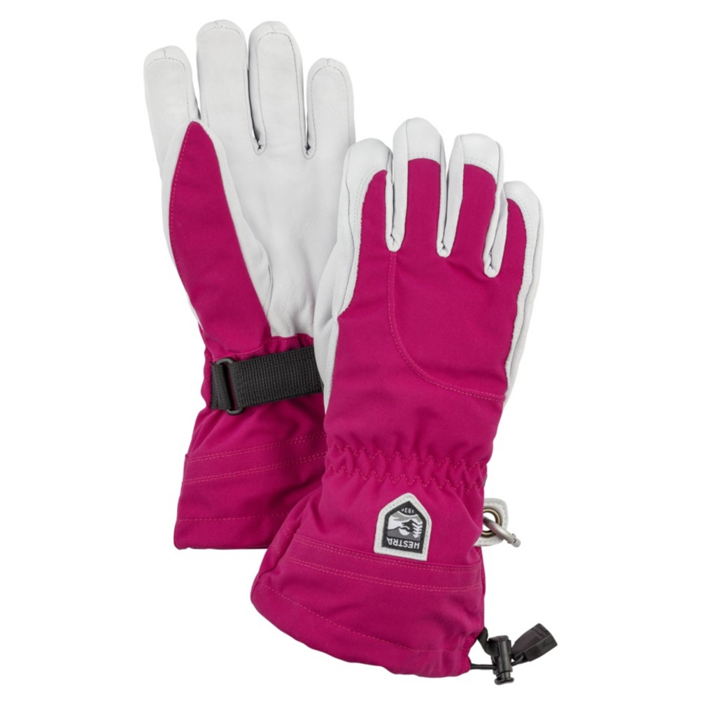 ladies pink ski mittens