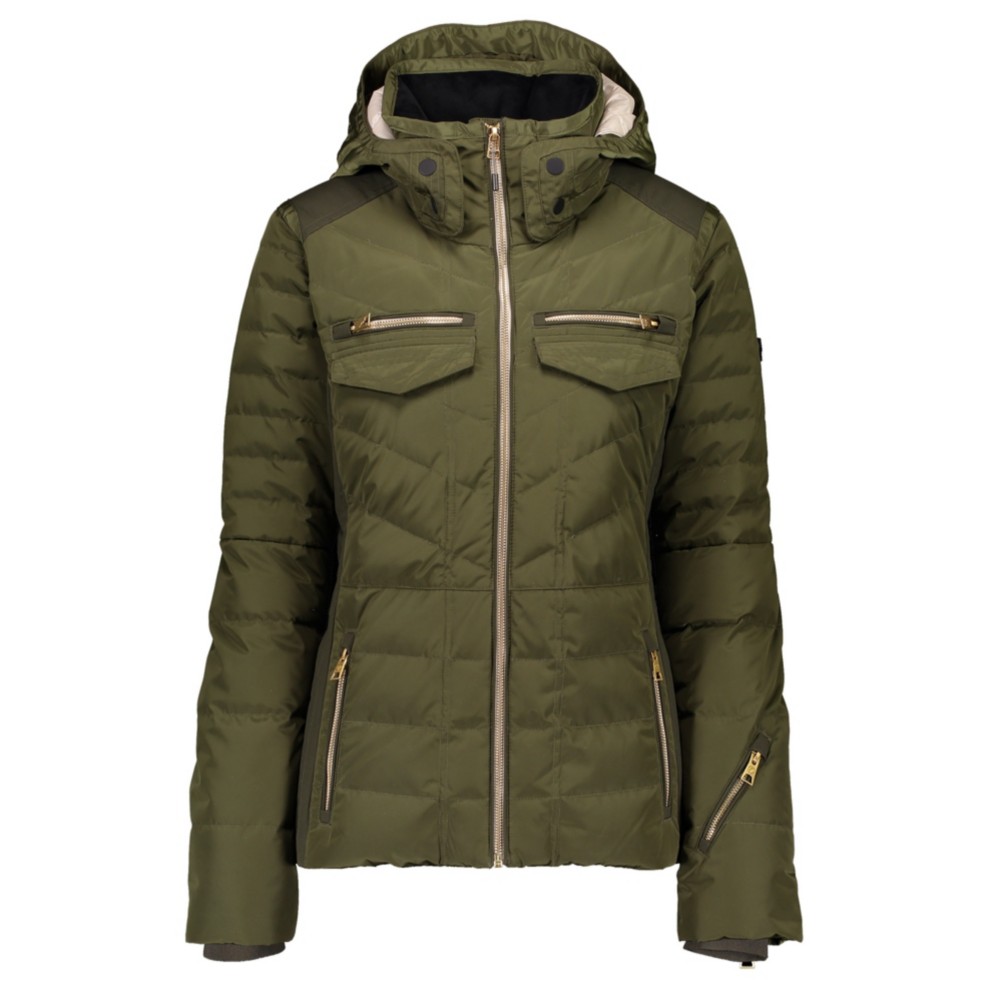 obermeyer green ski jacket