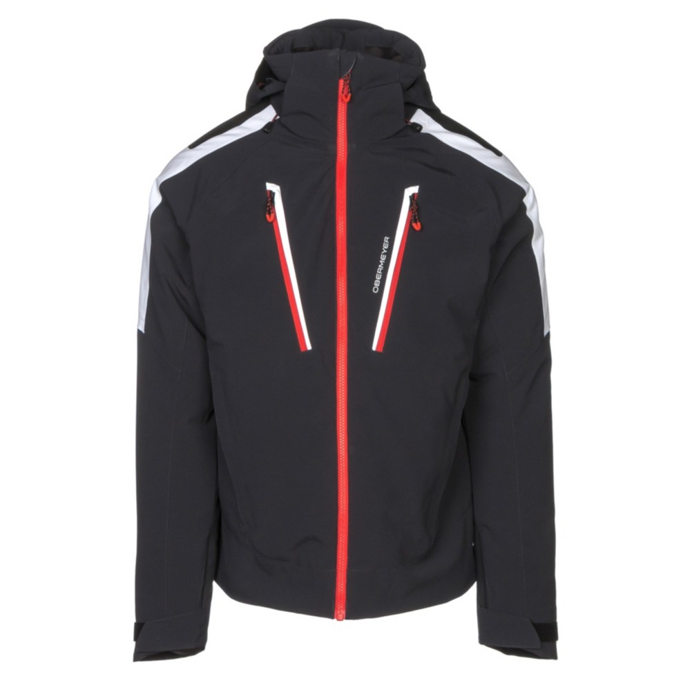 Obermeyer Foundation Mens Insulated Ski Jacket, White, 256