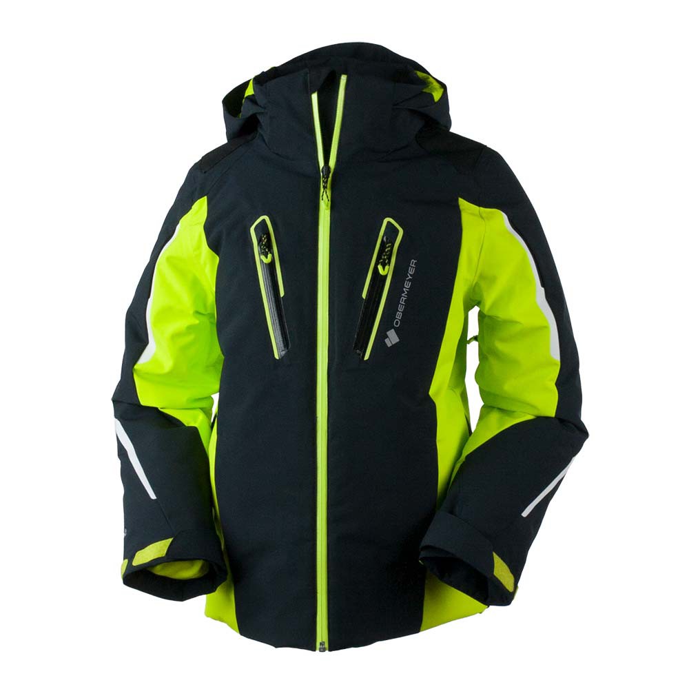 Obermeyer Mach 8 Boys Ski Jacket, Green Flash, 256