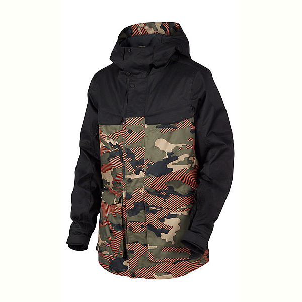 Oakley Timber BZS Mens Shell Snowboard Jacket 2018 Oakley Timber BZS Mens Shell Snowboard Jacket, Warning Camo, 600