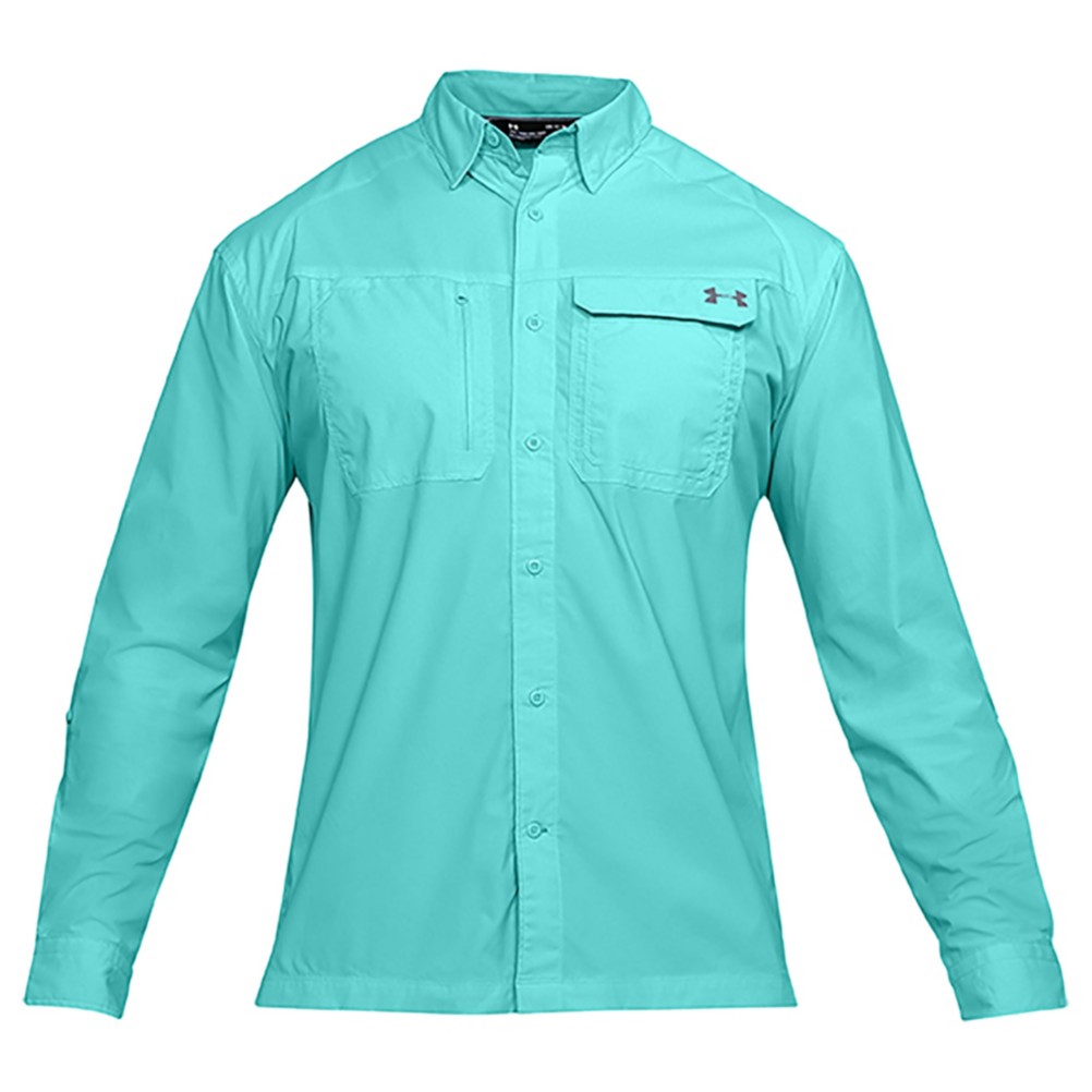 under armour button up fishing shirt