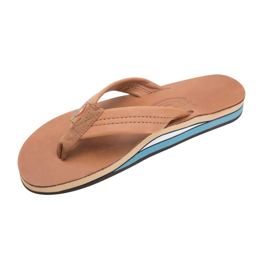 rainbow sandals double layer premier leather with arch support