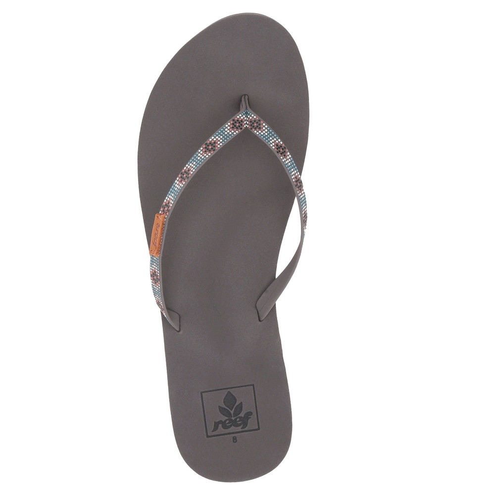 reef slim ginger flip flops