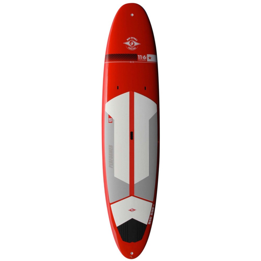 red stand up paddle board