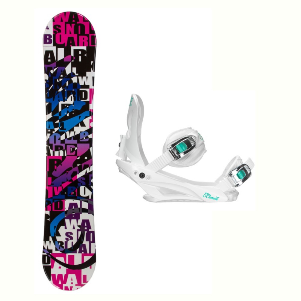 Airwalk Billboard Layla Womens Snowboard and Binding Package 2018