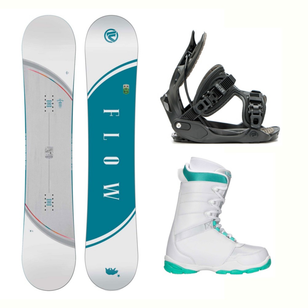 Flow Velvet L1 Womens Complete Snowboard Package 2018