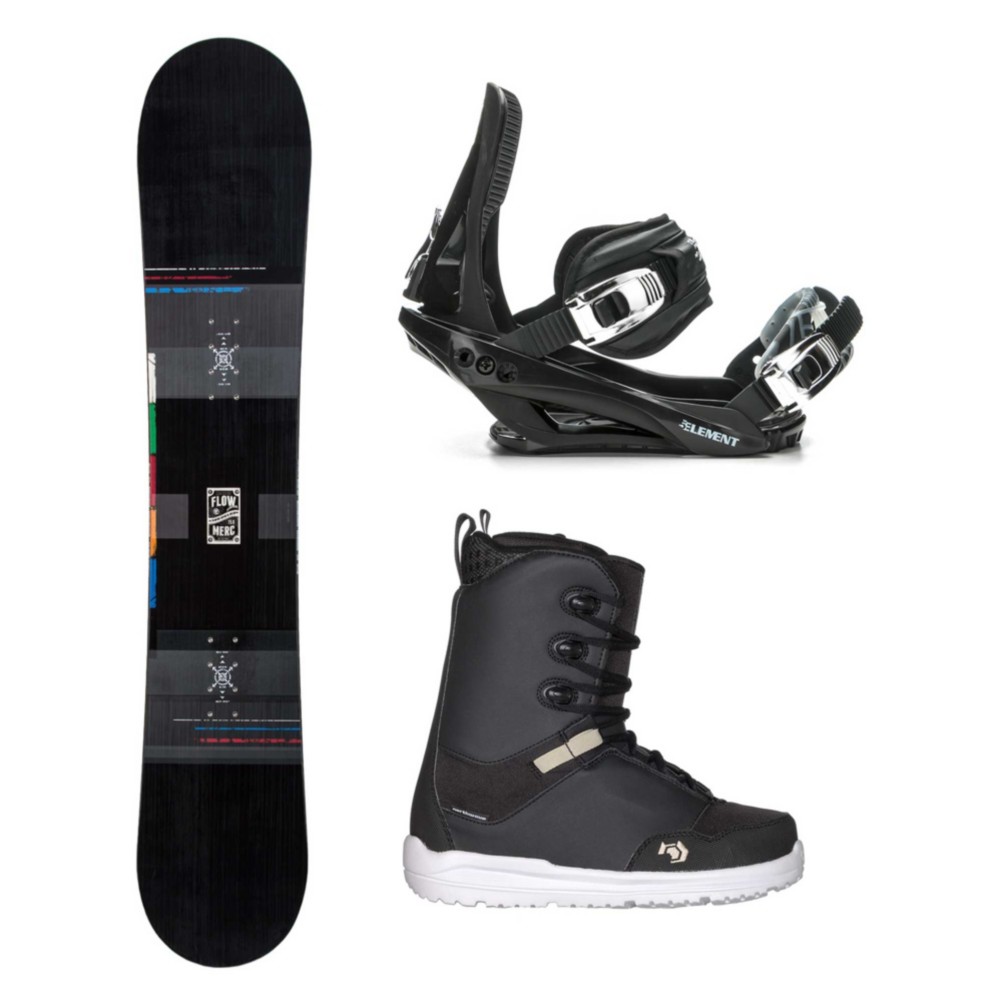 Flow Merc Supra Complete Snowboard Package 2018