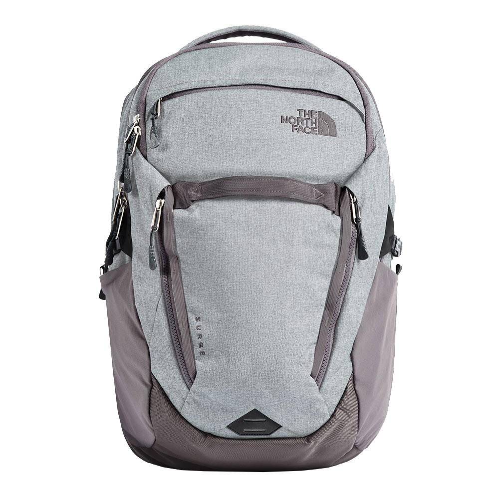 light purple north face backpack