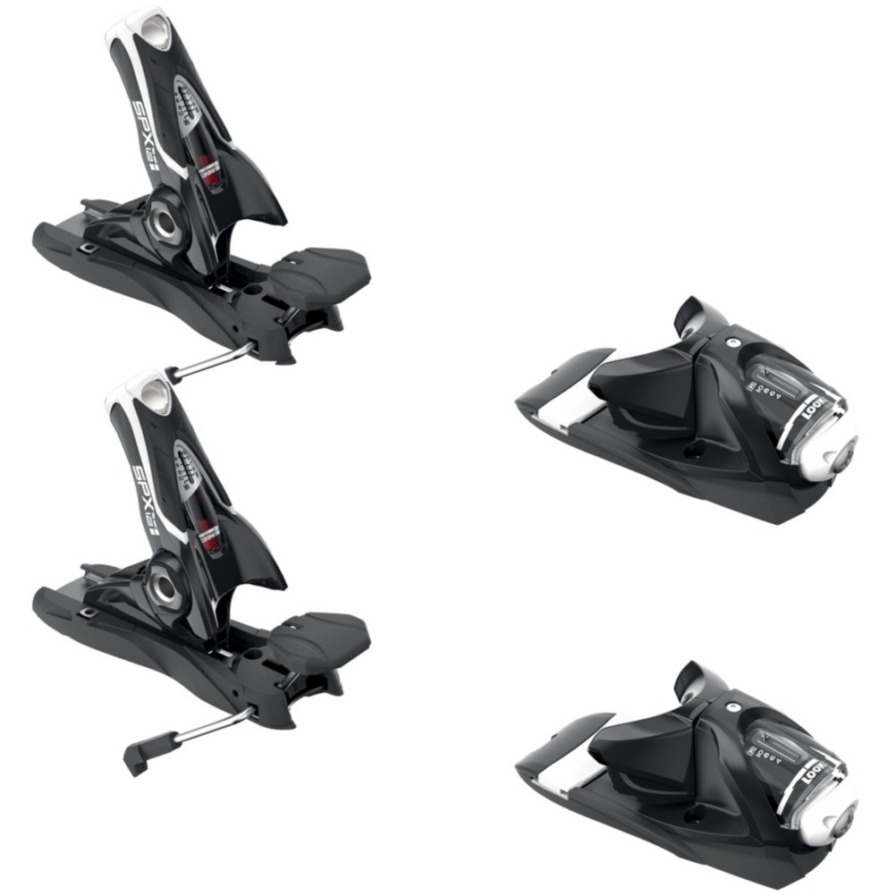 Look SPX 12 Dual Ski Bindings, Black-White, 256
