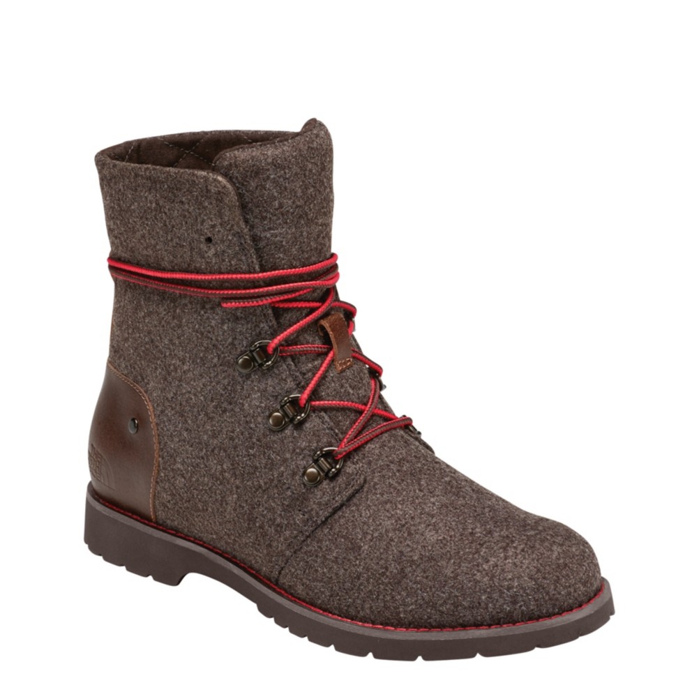 the north face women's ballard lace ii heathered boot