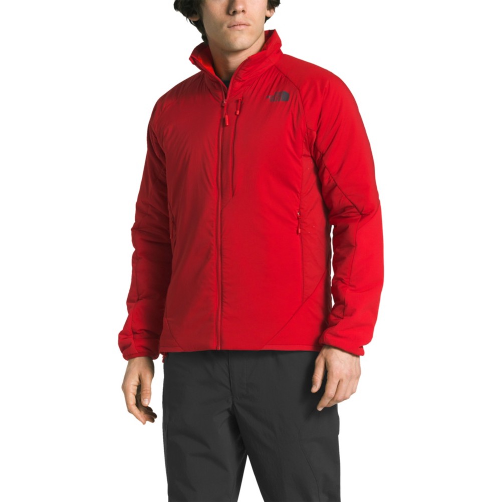 north face jacket red mens