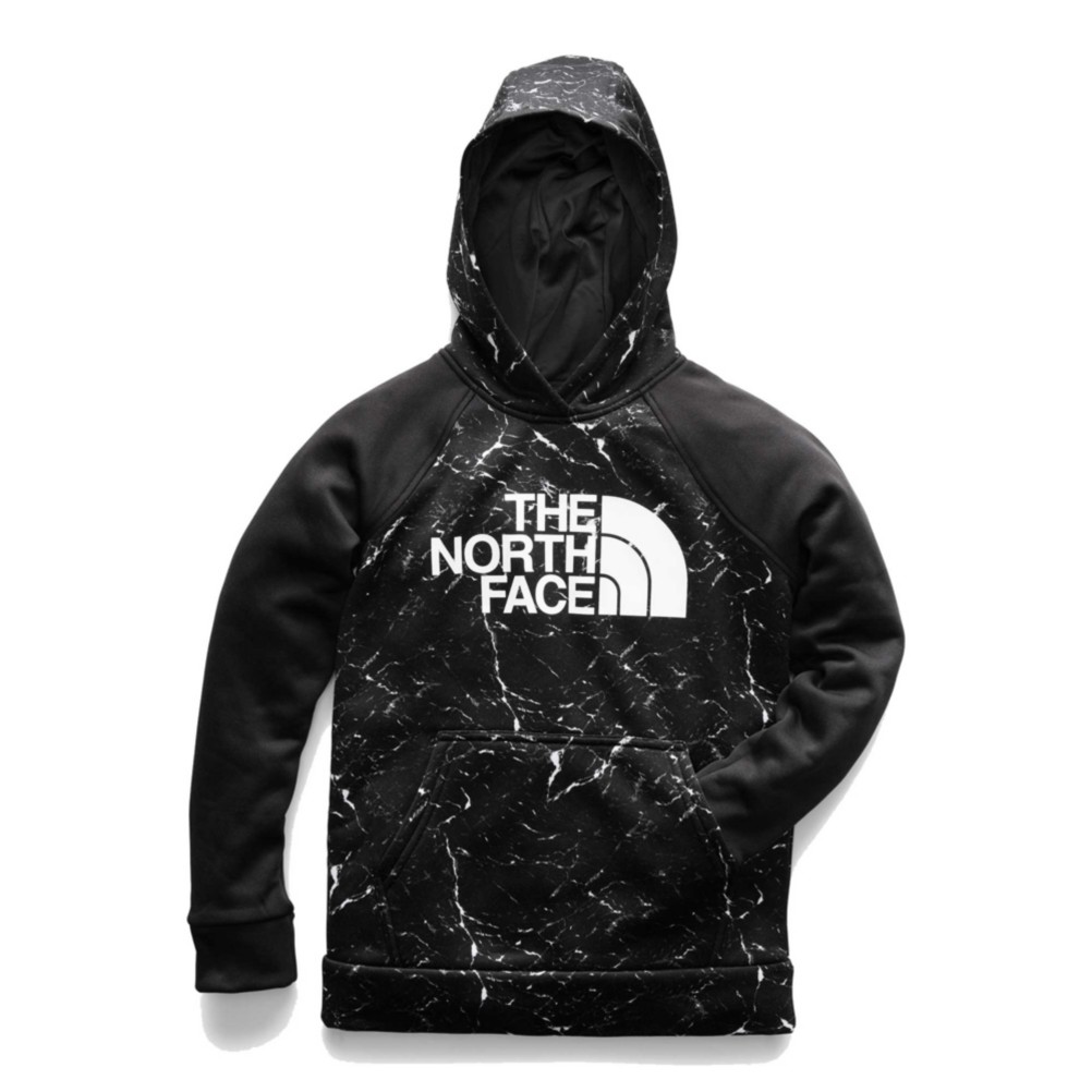 boys black north face hoodie