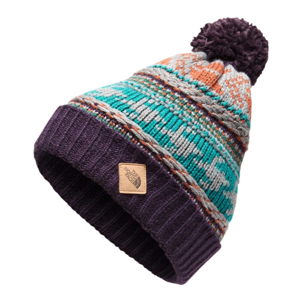 north face fair isle beanie