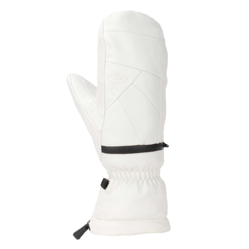 ladies white ski gloves