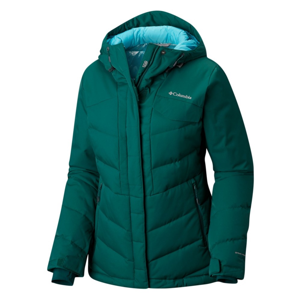 womens green columbia jacket