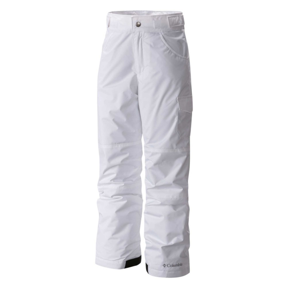 girls white snow pants