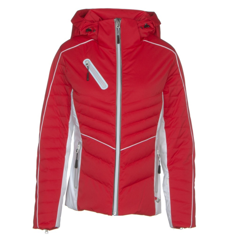 red ski suit womens