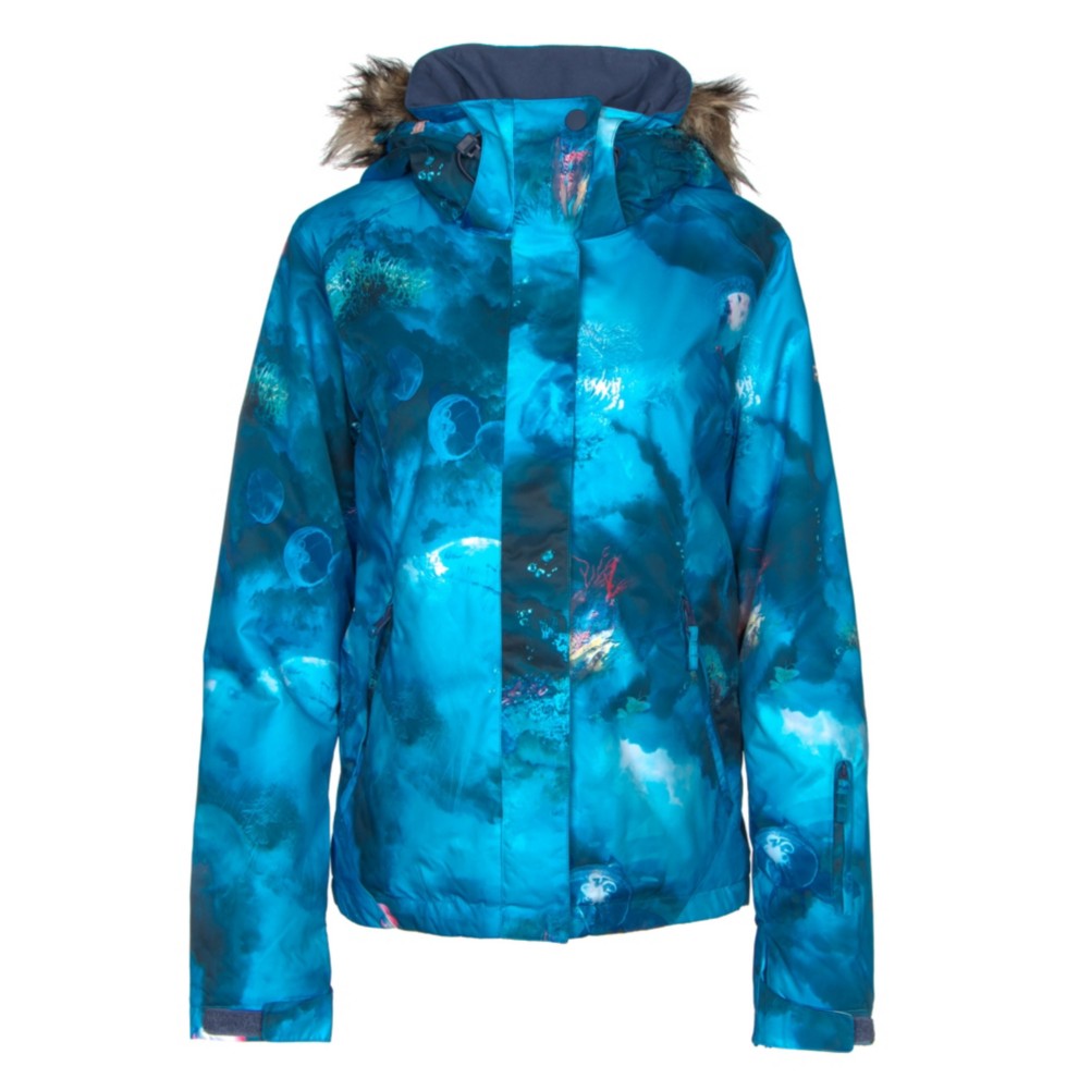 snowboard jacket with fur hood