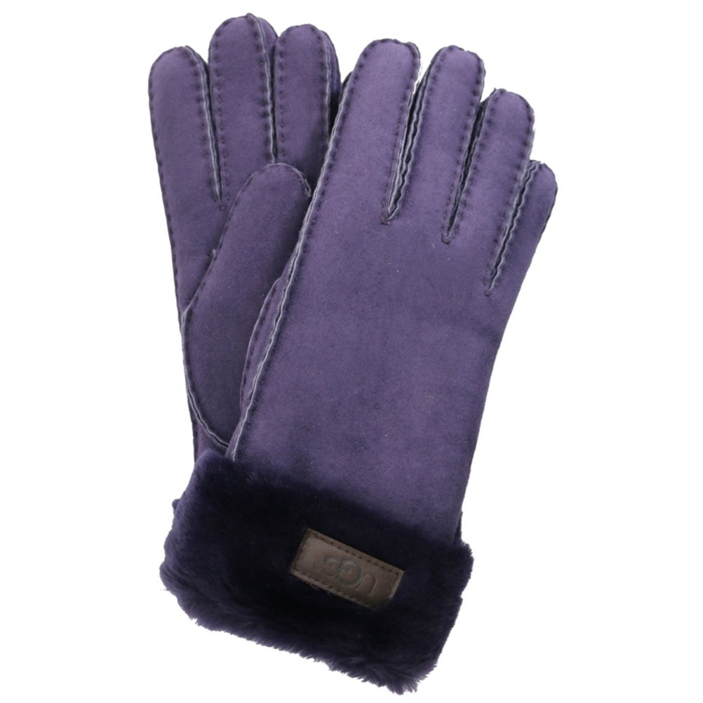 womens navy ski gloves