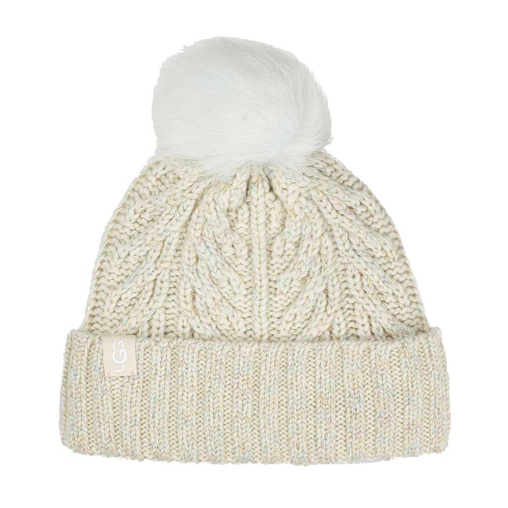 ugg cable pom beanie