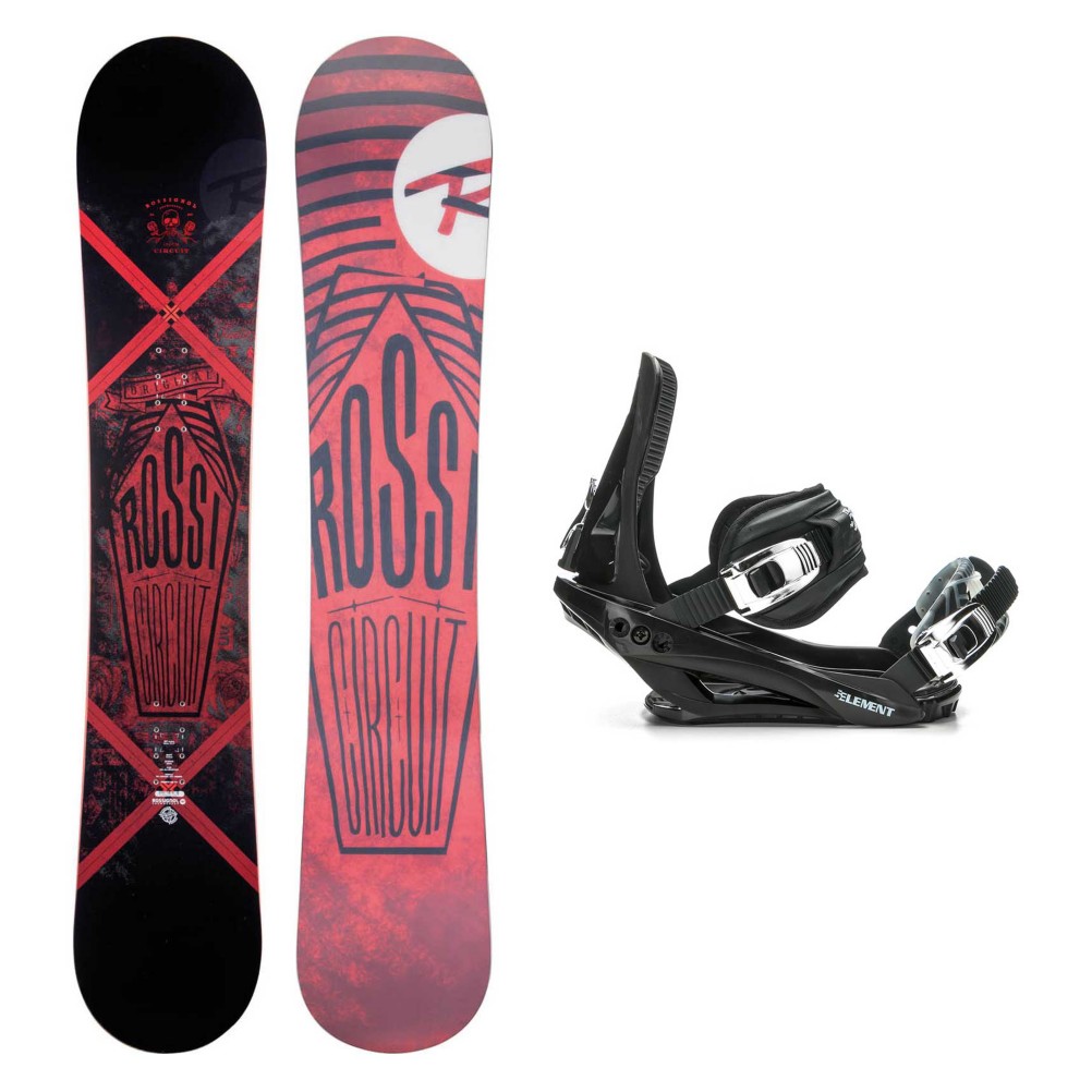 Rossignol Circuit AmpTek Wide Stealth 3 Snowboard and Binding Package 2016