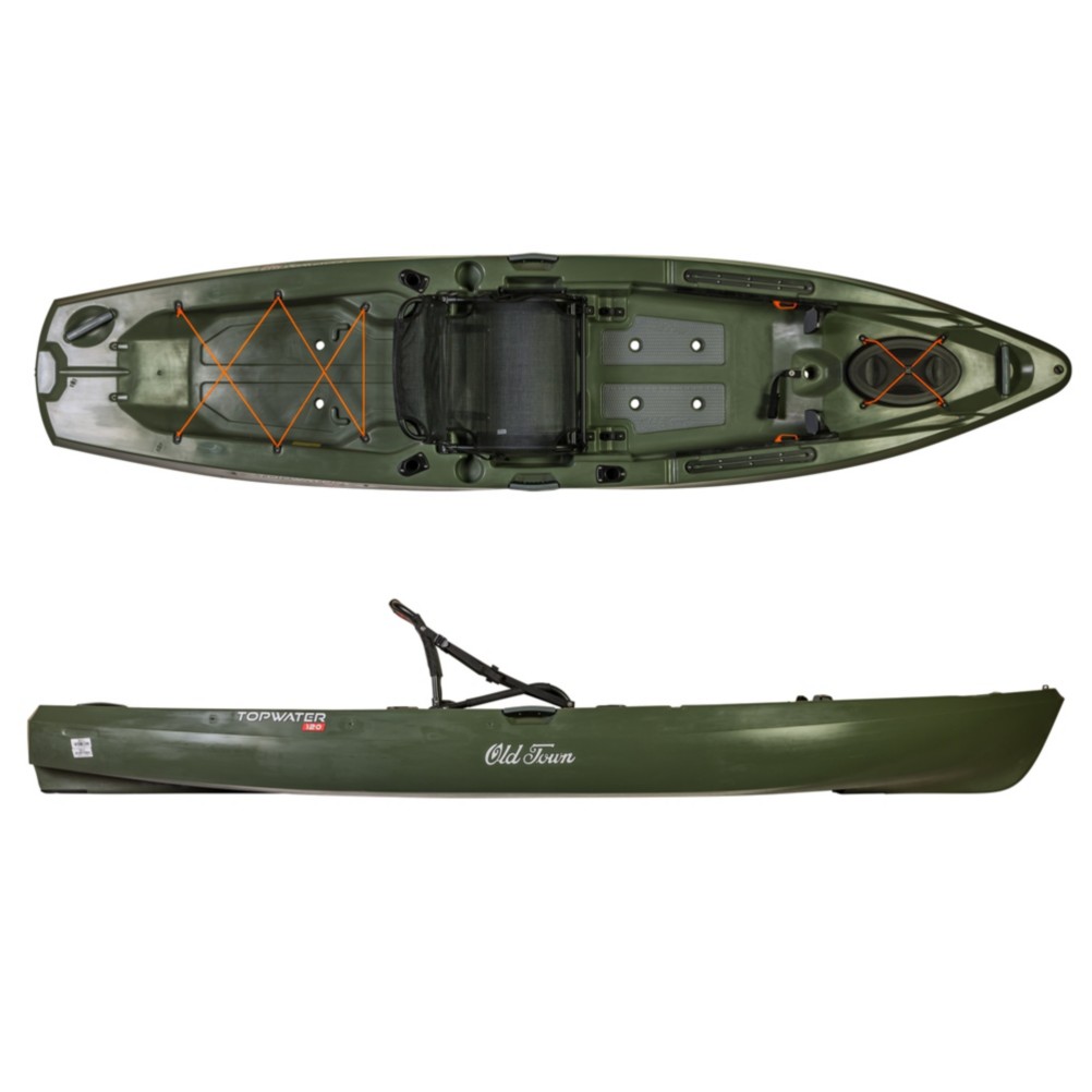 old town kayak topwater 120