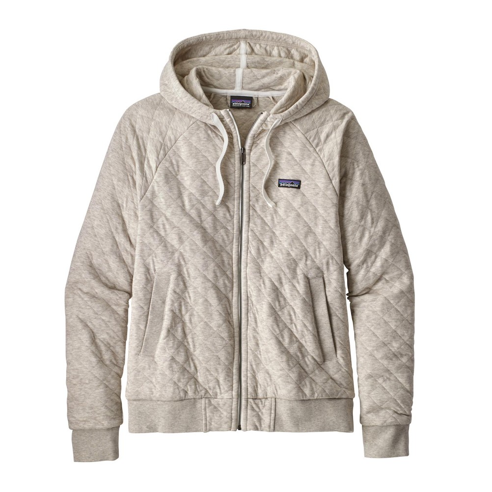 patagonia women's organic cotton quilt hoody