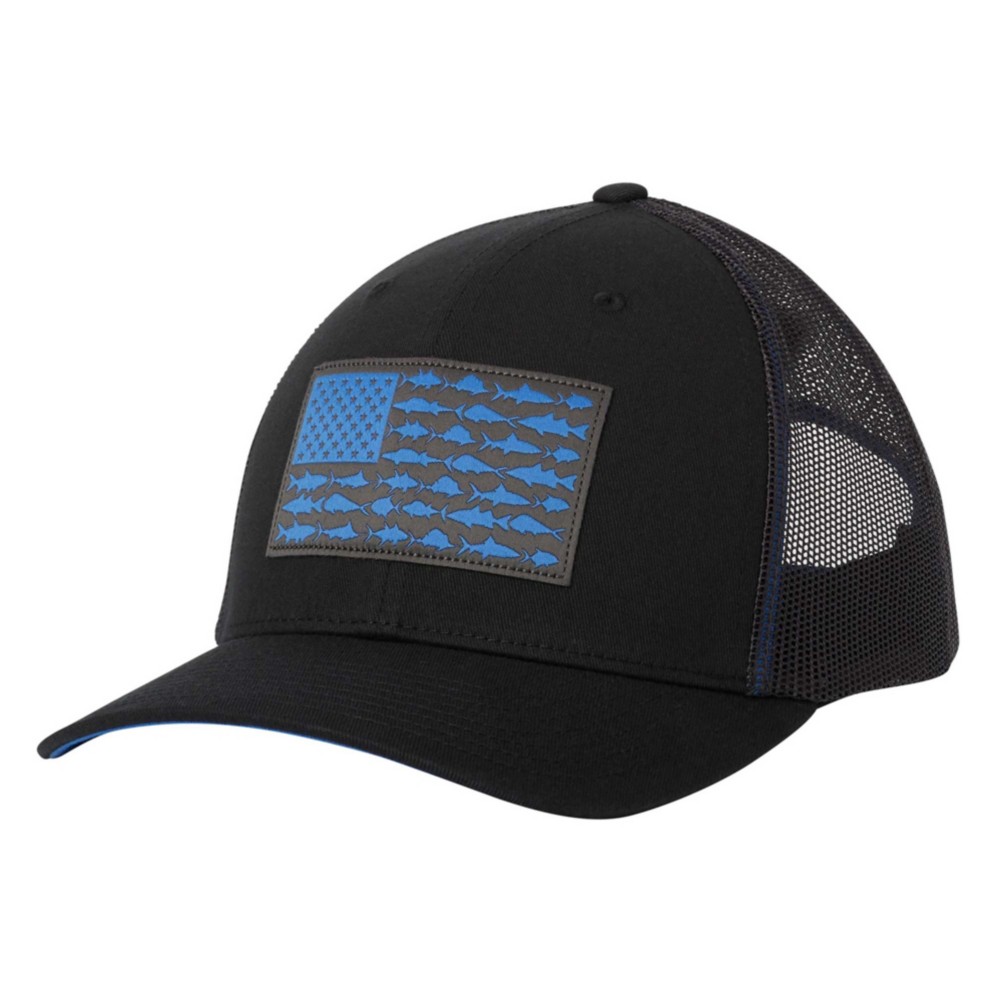 columbia fish flag snapback