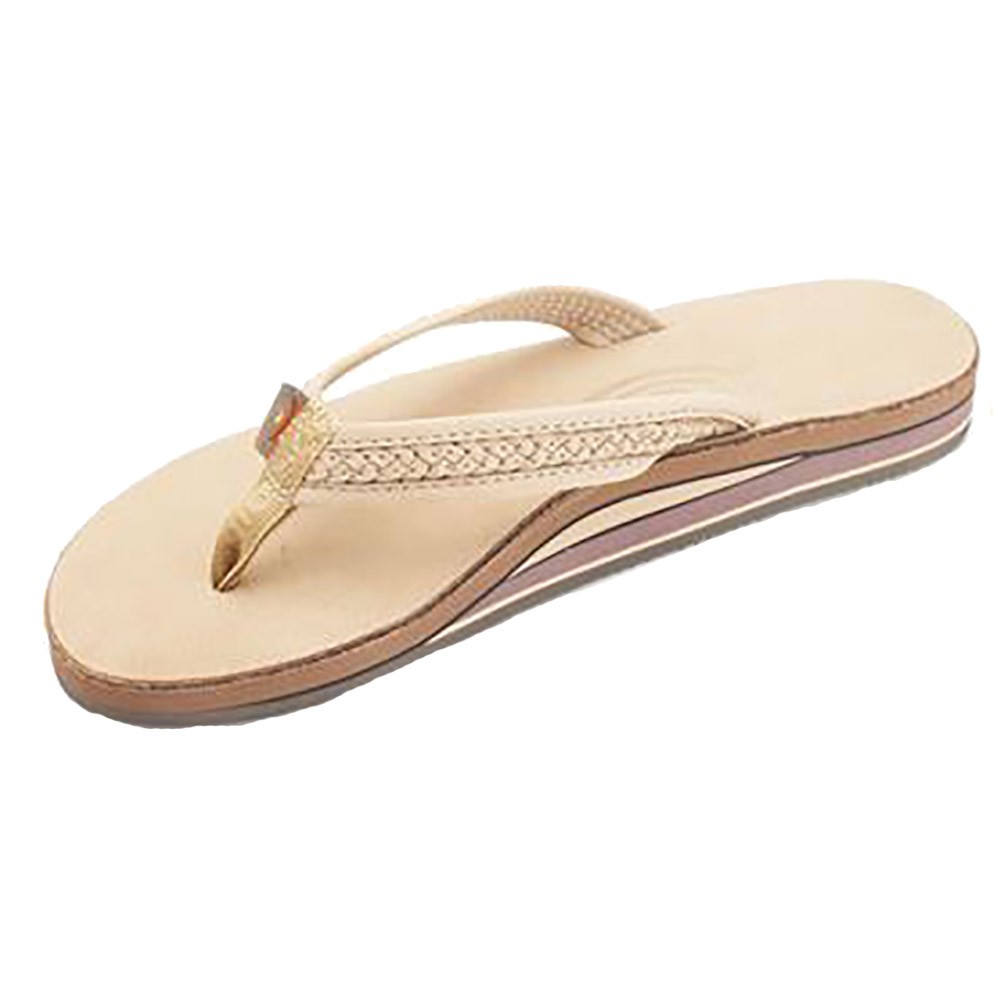 rainbow sandals womens double layer