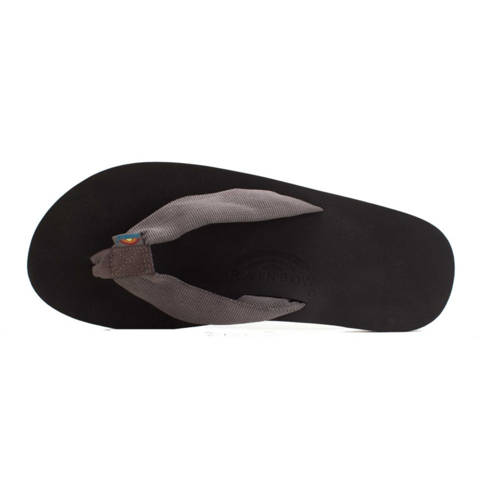 mens black rainbow sandals