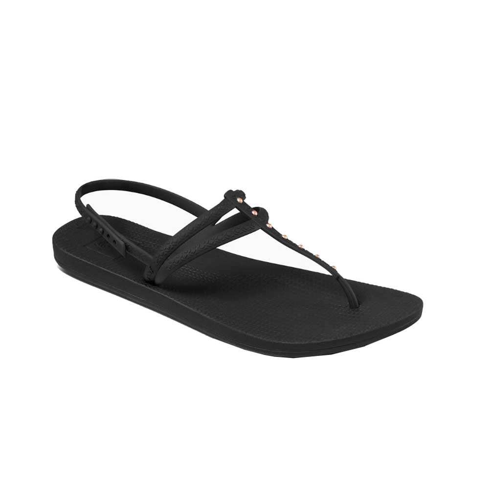 womens reef black flip flops