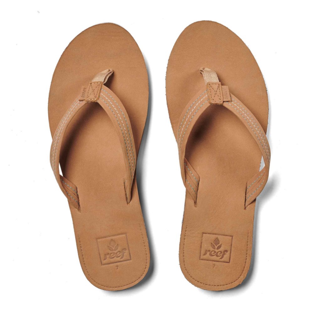 reef leather flip flops