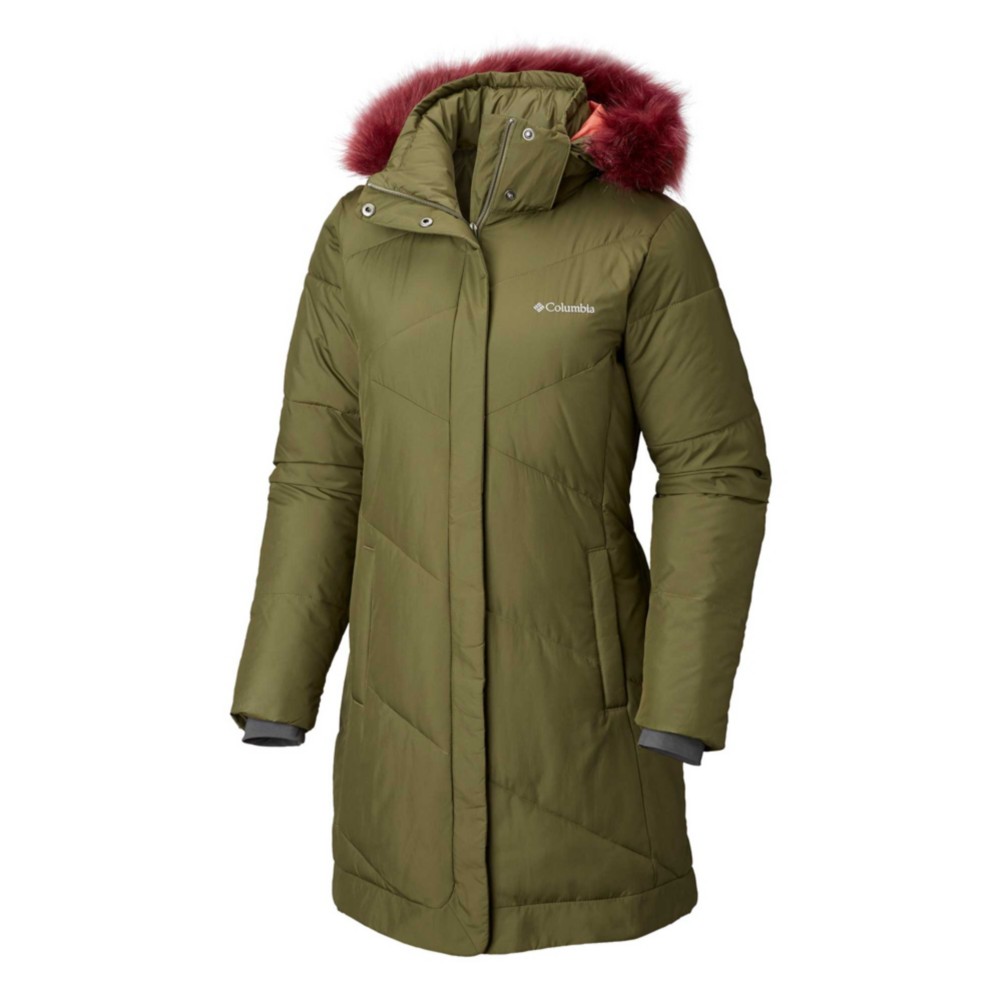 womens green columbia jacket