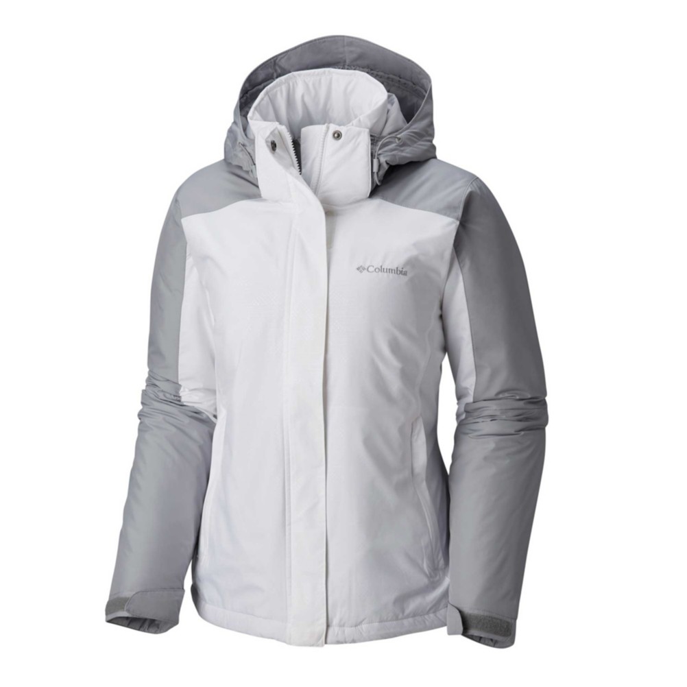 womens white columbia jacket