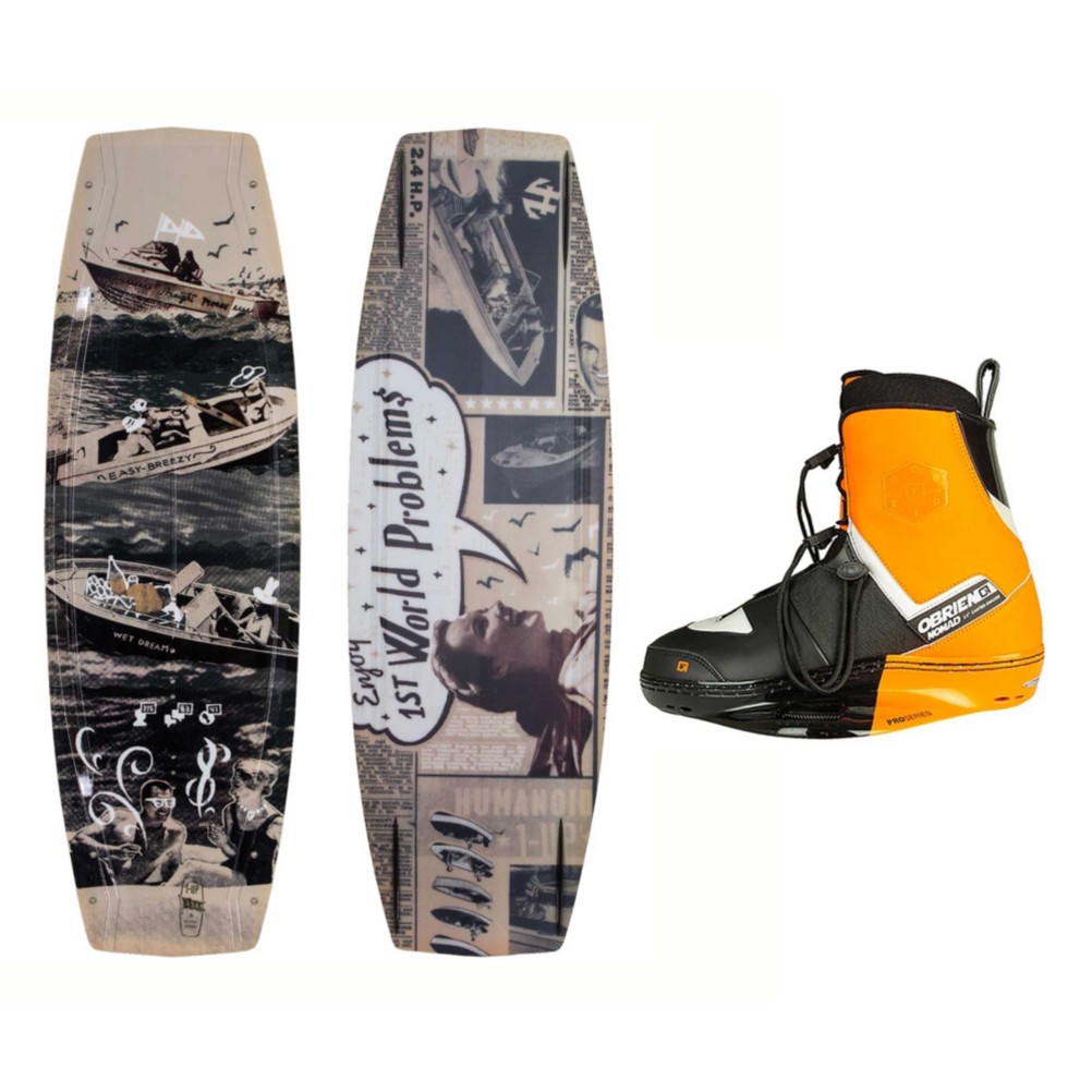 Humanoid Wakeboards 1Up Wakeboard With Nomad Bindings 2015