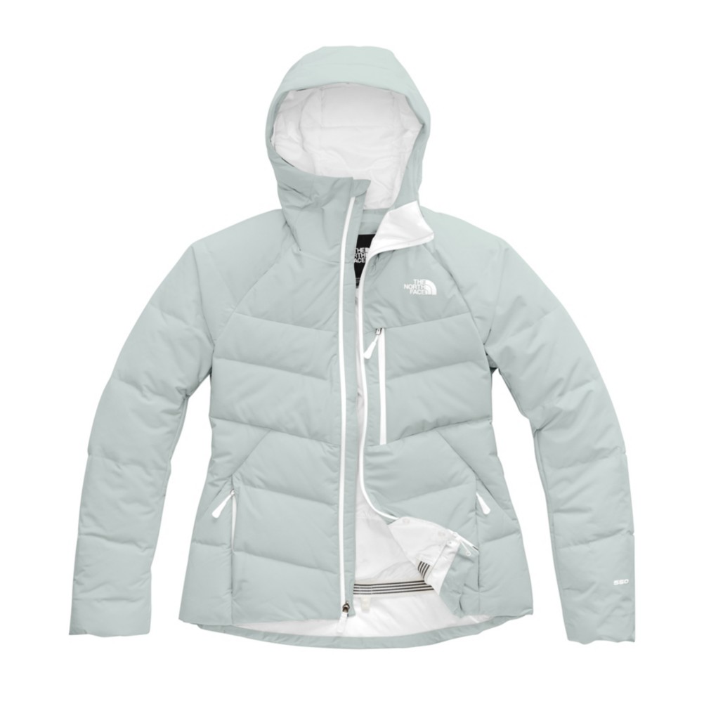 north face white ski jacket